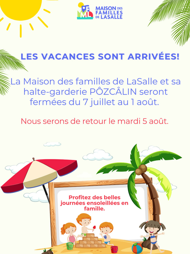 vacances 2025